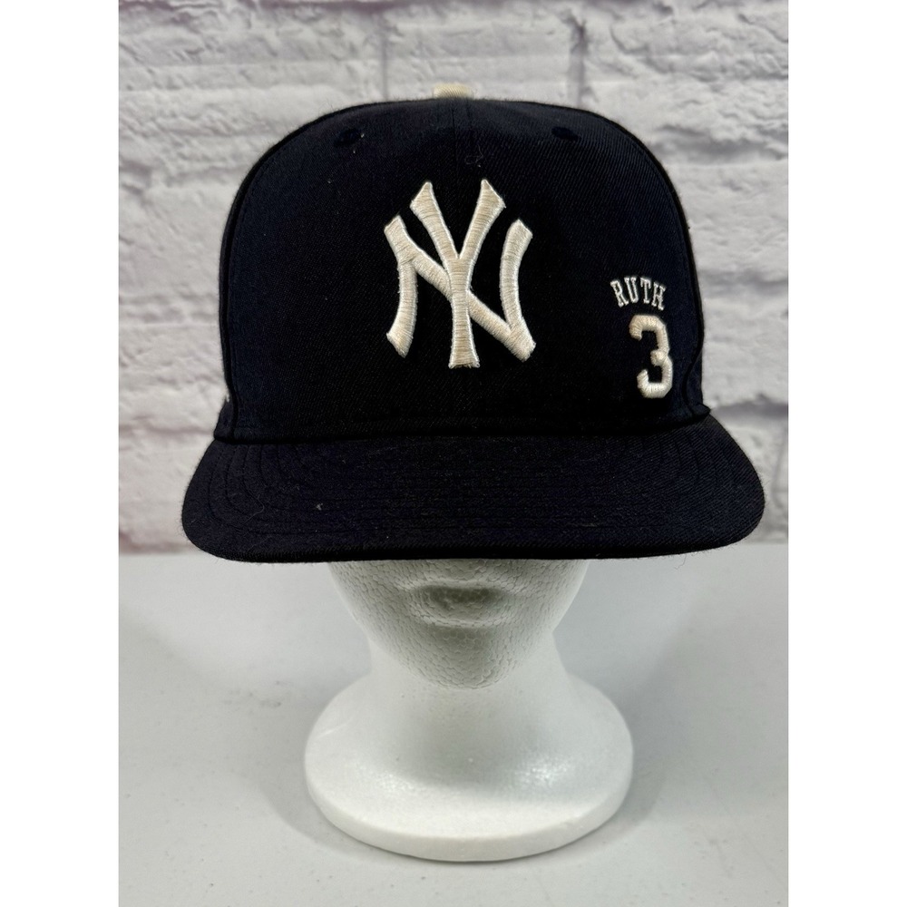 Vintage New York Yankees Babe Ruth Limited Edition Fitted Hat Baseball Size 7